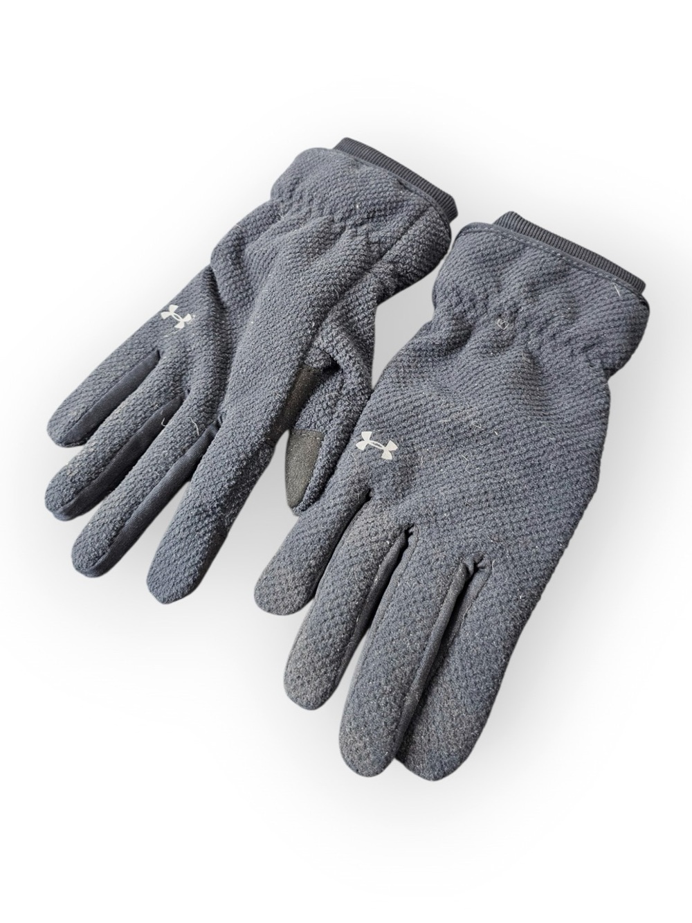 Under Armour Gray Fleece Touchscreen ColdGear Winter Gloves